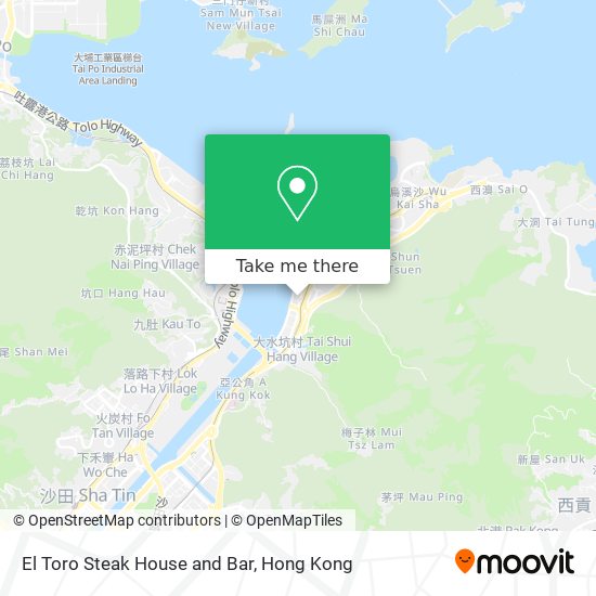 El Toro Steak House and Bar map