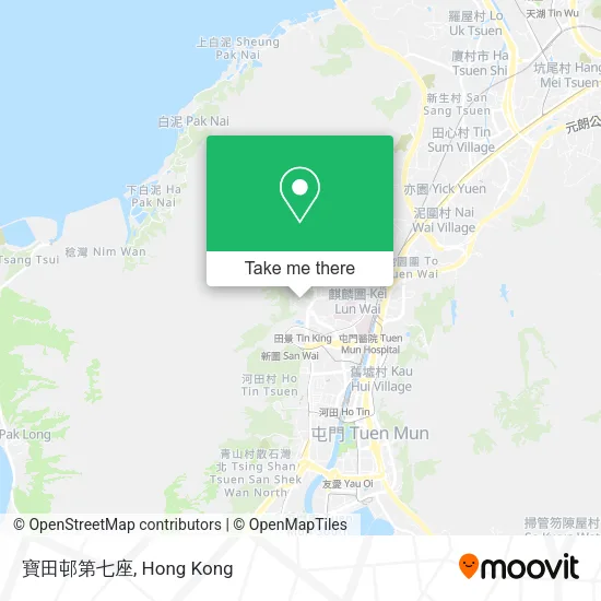 寶田邨第七座地圖