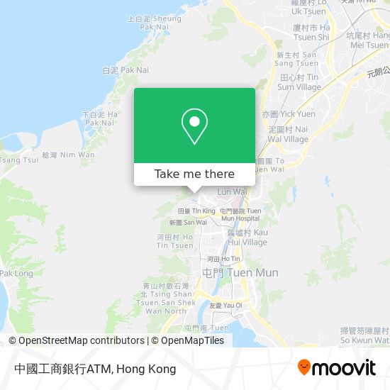 中國工商銀行ATM map