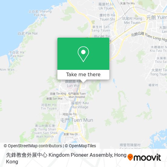 先鋒教會外展中心 Kingdom Pioneer Assembly map