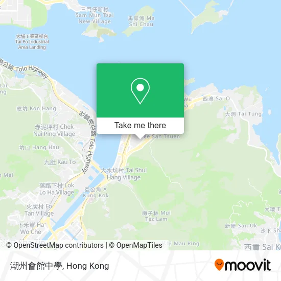潮州會館中學地圖