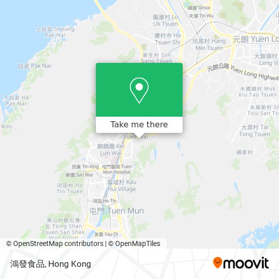 鴻發食品 map