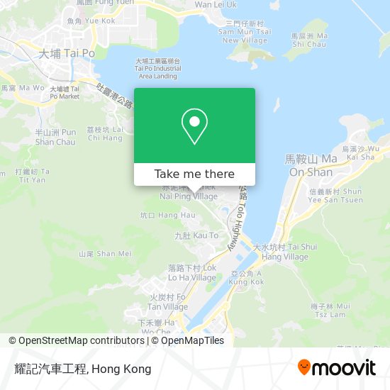 耀記汽車工程 map