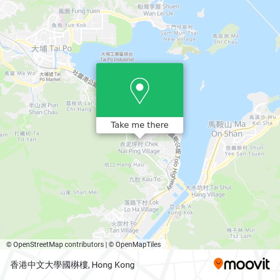 香港中文大學國楙樓 map