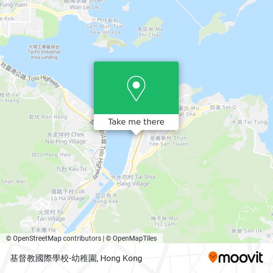 基督教國際學校-幼稚園 map