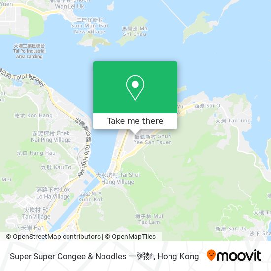 Super Super Congee & Noodles 一粥麵 map