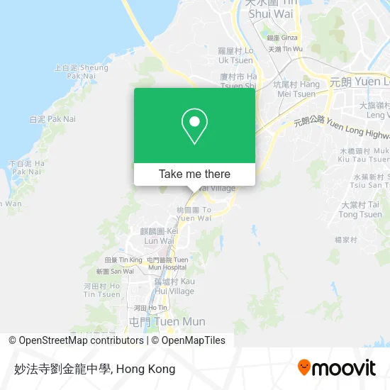 妙法寺劉金龍中學地圖