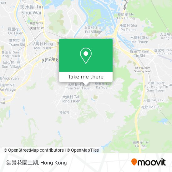棠景花園二期 map
