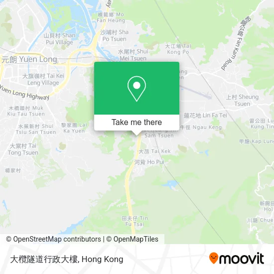 大欖隧道行政大樓 map