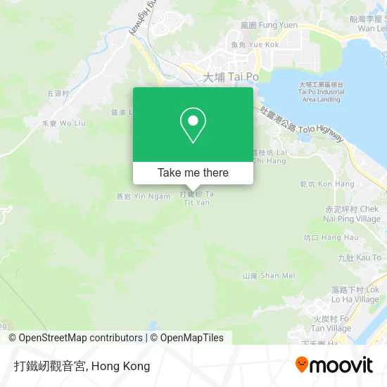打鐵屻觀音宮地圖