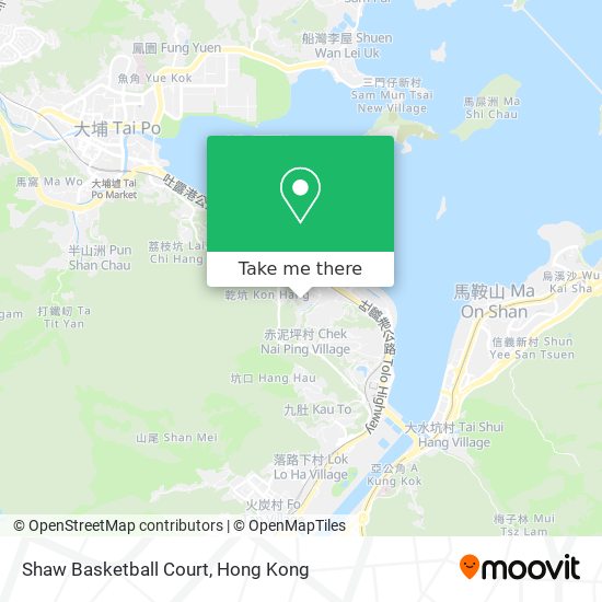 Shaw Basketball Court map