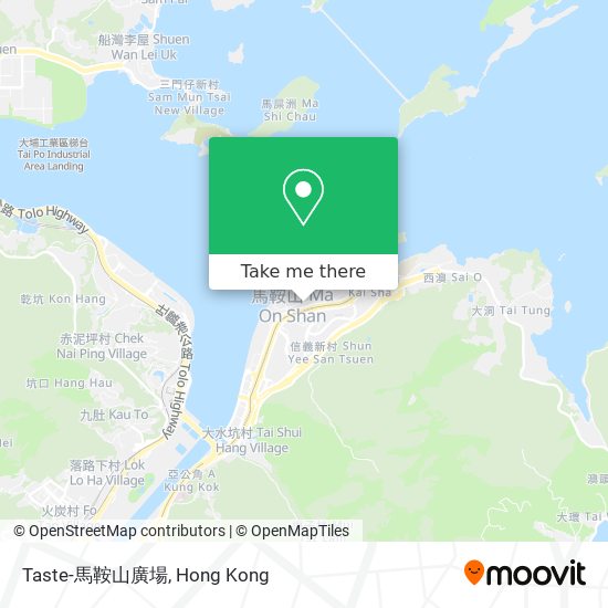 Taste-馬鞍山廣場 map