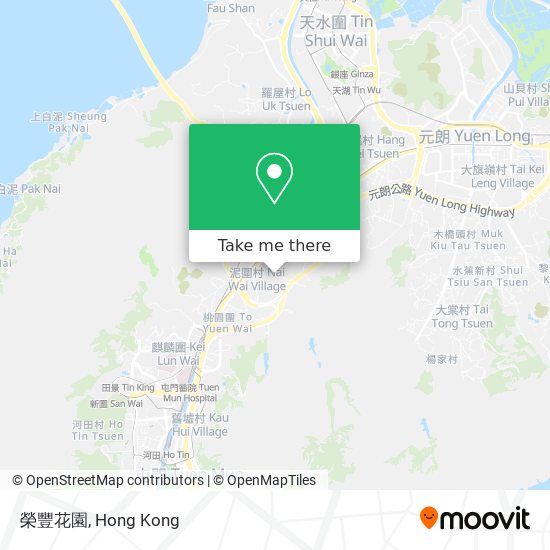 榮豐花園地圖