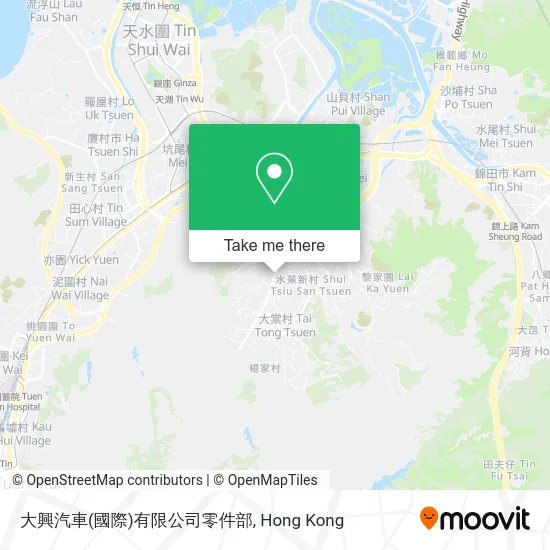 大興汽車(國際)有限公司零件部 map