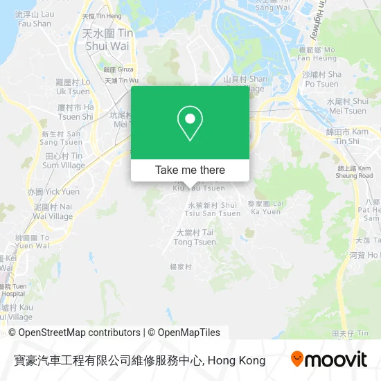 寶豪汽車工程有限公司維修服務中心地圖