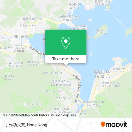 手作功夫茶 map