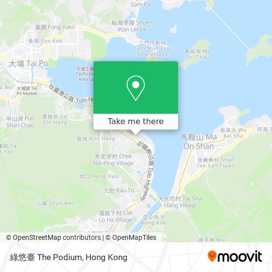 綠悠臺 The Podium map