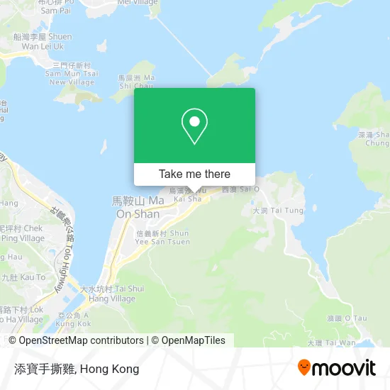 添寶手撕雞 map