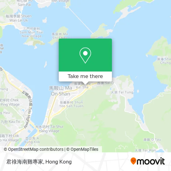 君祿海南雞專家地圖