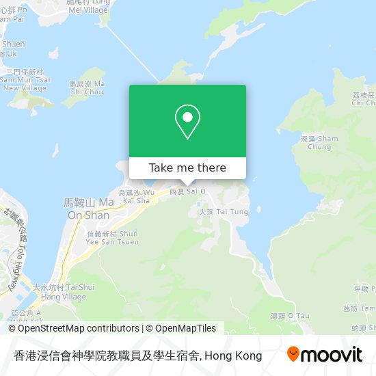 香港浸信會神學院教職員及學生宿舍 map