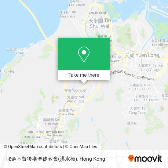 耶穌基督後期聖徒教會(洪水橋)地圖