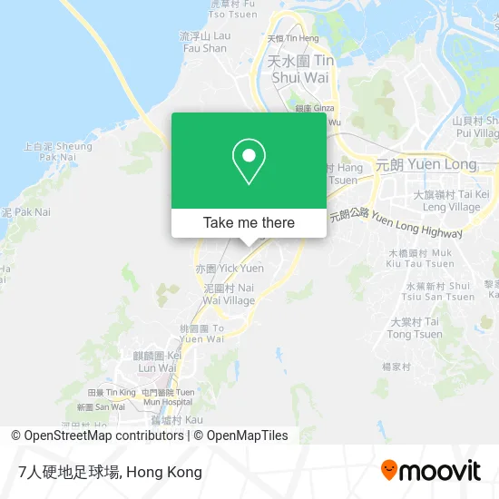 7人硬地足球場 map