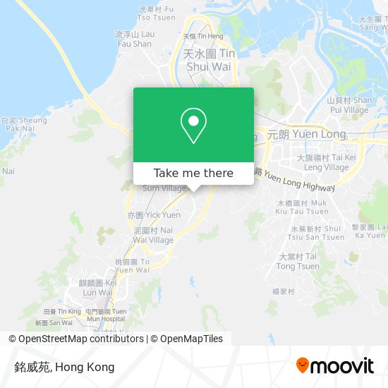 銘威苑地圖