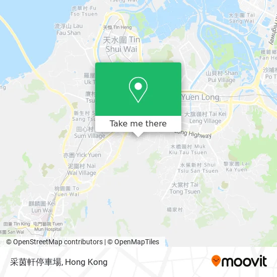 采茵軒停車場地圖