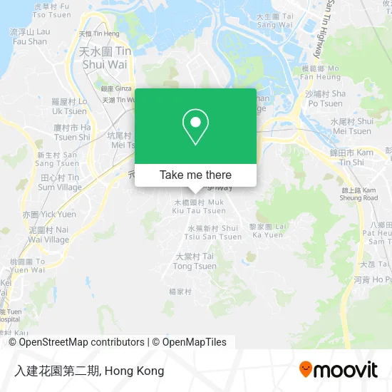 入建花園第二期 map