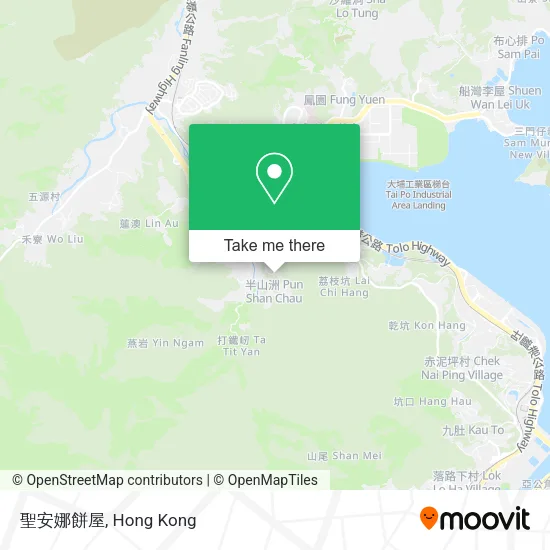 聖安娜餅屋 map