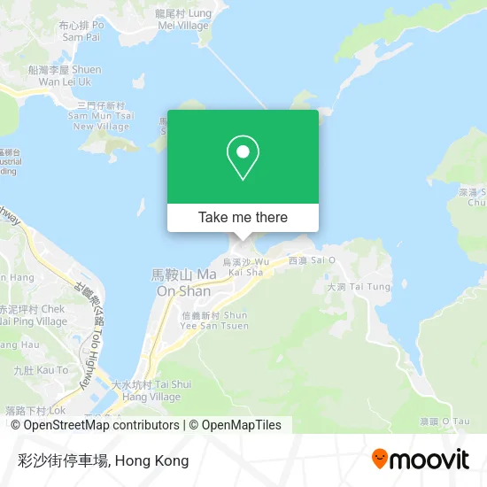 彩沙街停車場地圖