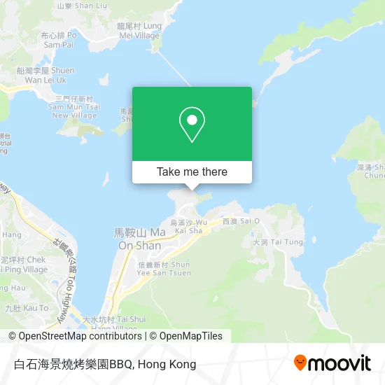 白石海景燒烤樂園BBQ地圖