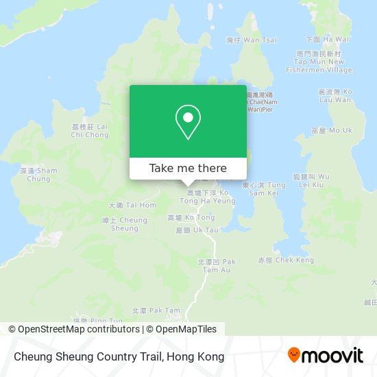 Cheung Sheung Country Trail map