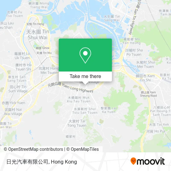 日光汽車有限公司 map