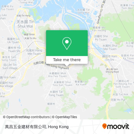 萬昌五金建材有限公司 map