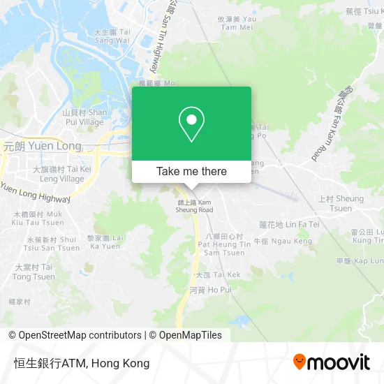 恒生銀行ATM map