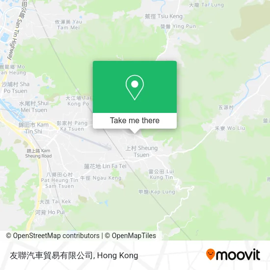 友聯汽車貿易有限公司地圖