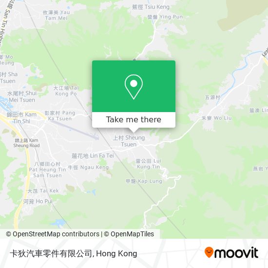 卡狄汽車零件有限公司地圖