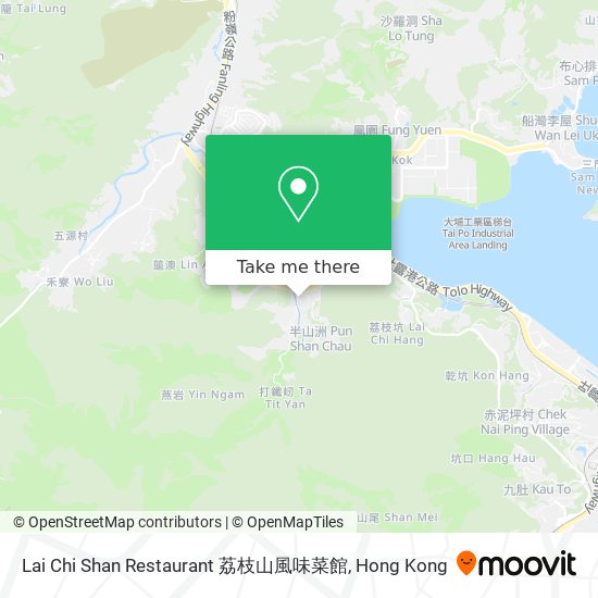 Lai Chi Shan Restaurant 荔枝山風味菜館 map