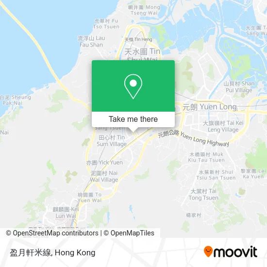 盈月軒米線地圖