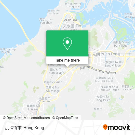 洪福街市 map