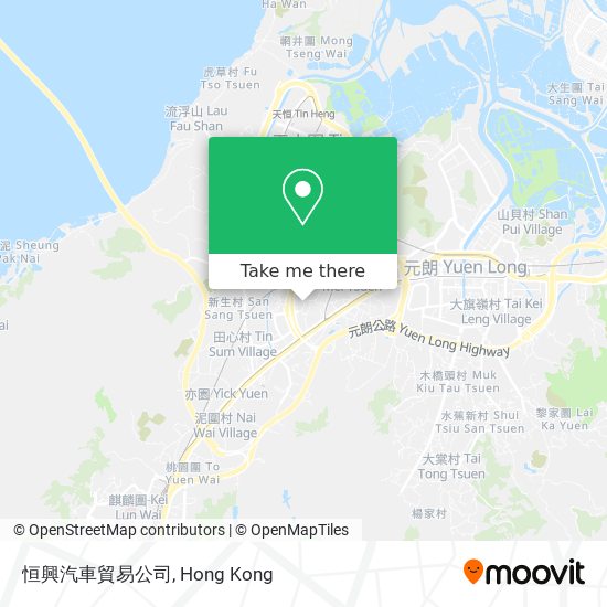 恒興汽車貿易公司 map