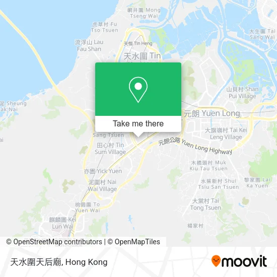 天水圍天后廟地圖