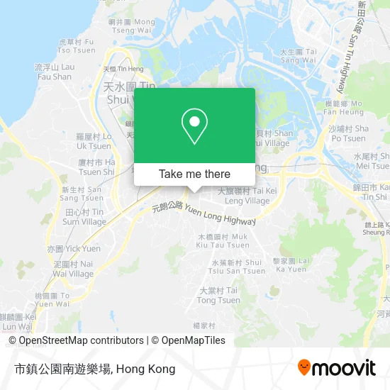 市鎮公園南遊樂場地圖
