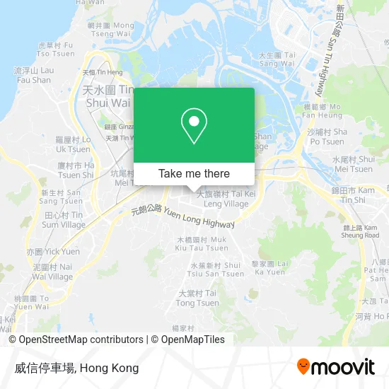 威信停車場 map