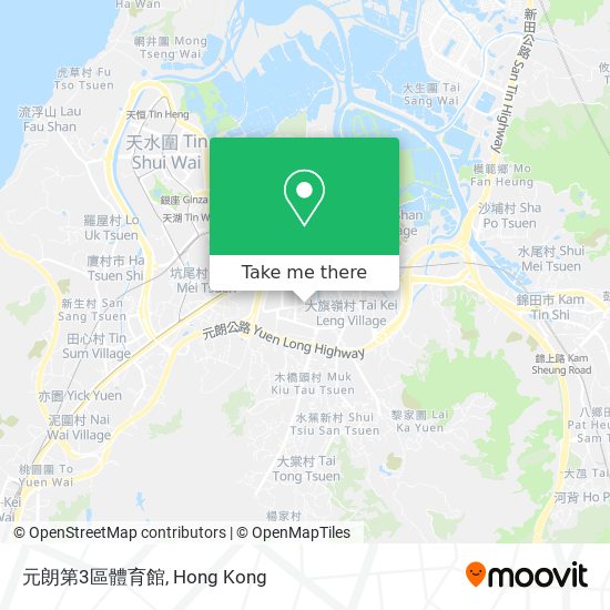 元朗第3區體育館 map