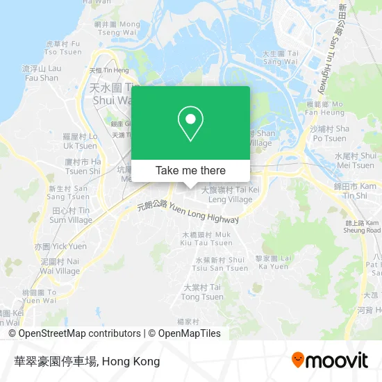 華翠豪園停車場 map