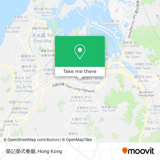 榮記榮式餐廳地圖