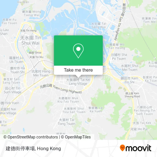 建德街停車場地圖
