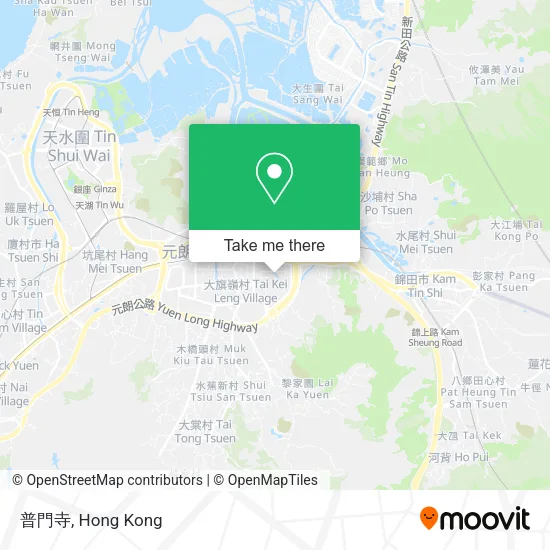 普門寺地圖